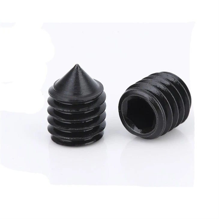 DIN913 Alloy Steel Black Oxide Cone Point Set Screw high quality
