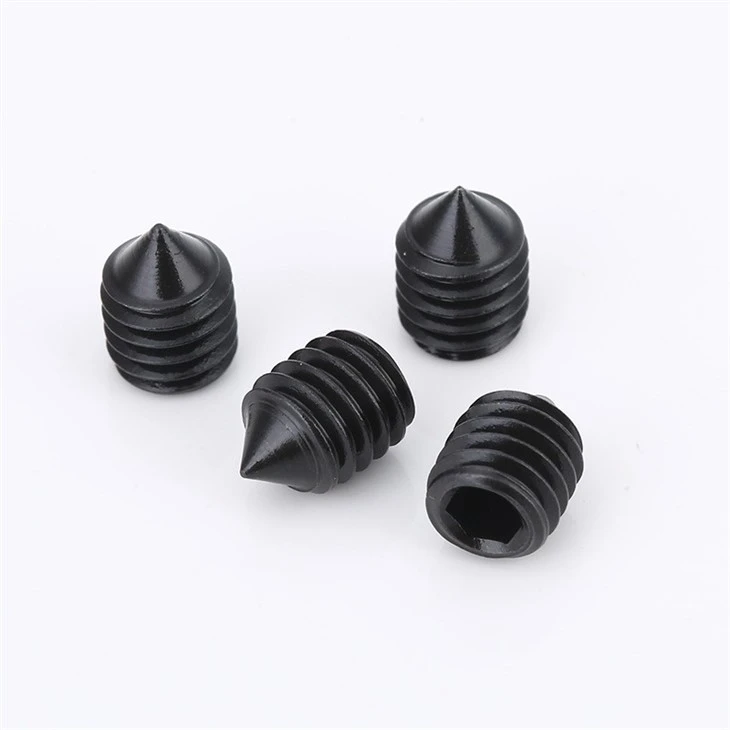DIN913 Alloy Steel Black Oxide Cone Point Set Screw factory