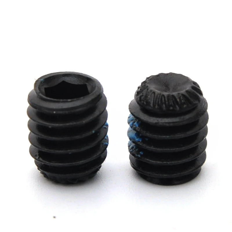 knurled point set screw