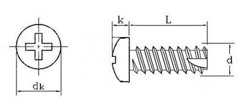thread cutting screw 1