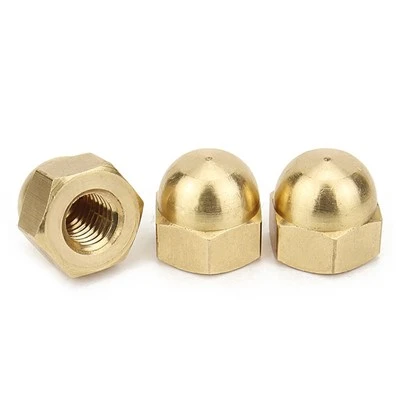 DIN1587 Mosadz hex Cap Nut